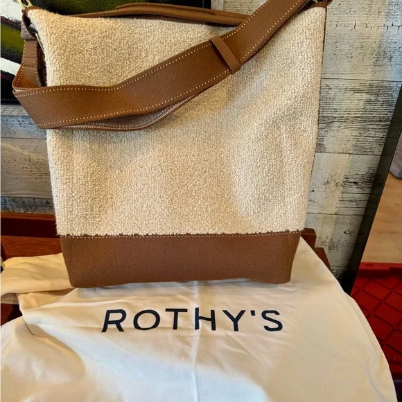 Rothy's Limited Edition Honeybun Boucle Bucket Bag!!! - Picture 7 of 9